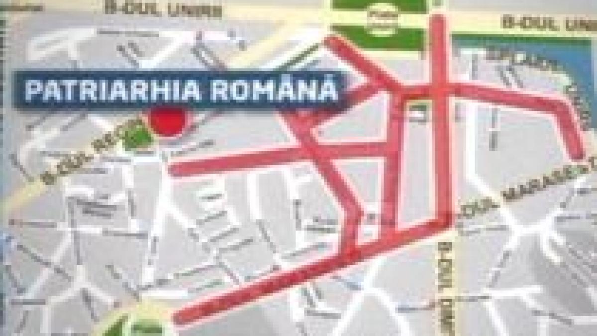 trafic restrictionat sambata pe mai multe strazi din capitala