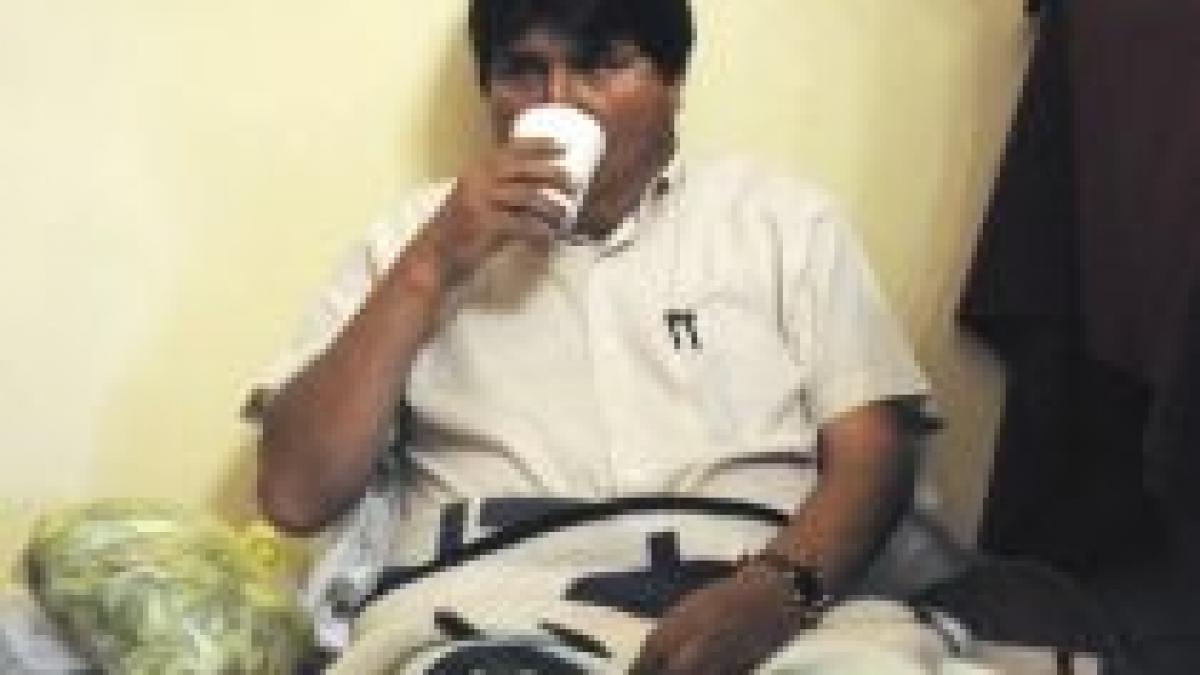 presedintele bolivian evo morales se afla de patru zile in greva foamei