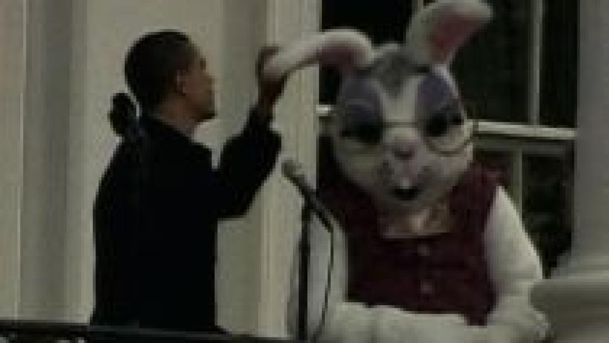 barack obama a participat la traditionala cursa a oualor de paste video