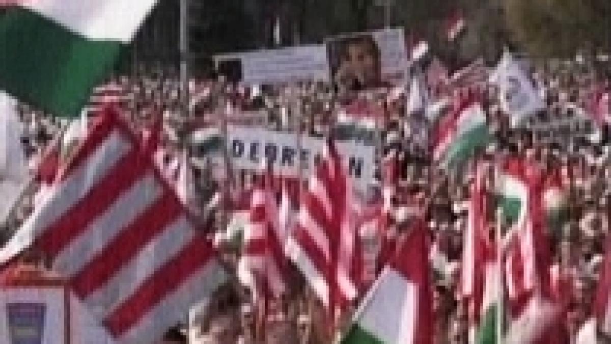 alegerea noului premier ungar insotita de proteste de strada violente