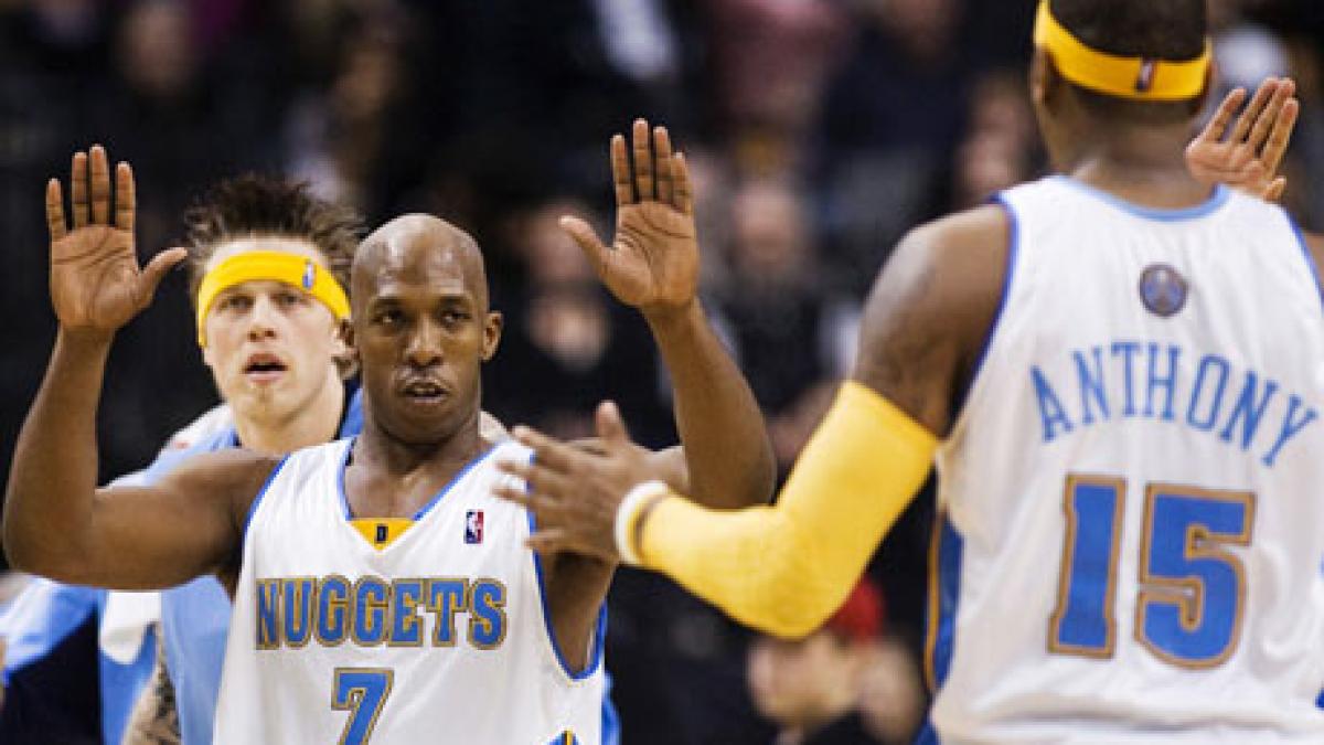 meci senzational pentru chauncey billups denver conduce cu 2 0 in seria cu new orleans video