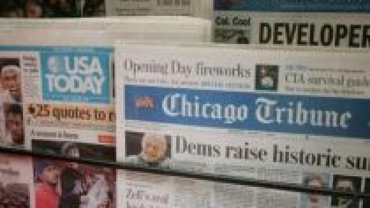 vanzarile de ziare din sua in scadere cu 7