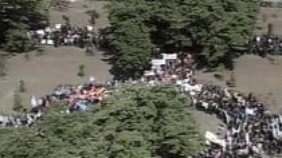 mii de angajati ai cfr participa la un miting de amploare in capitala video