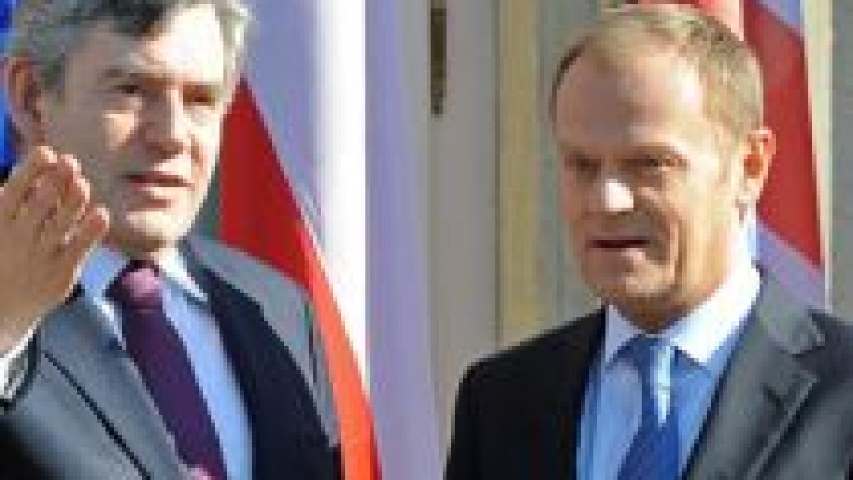 premierul polonez da lectii de economie omologului de la londra