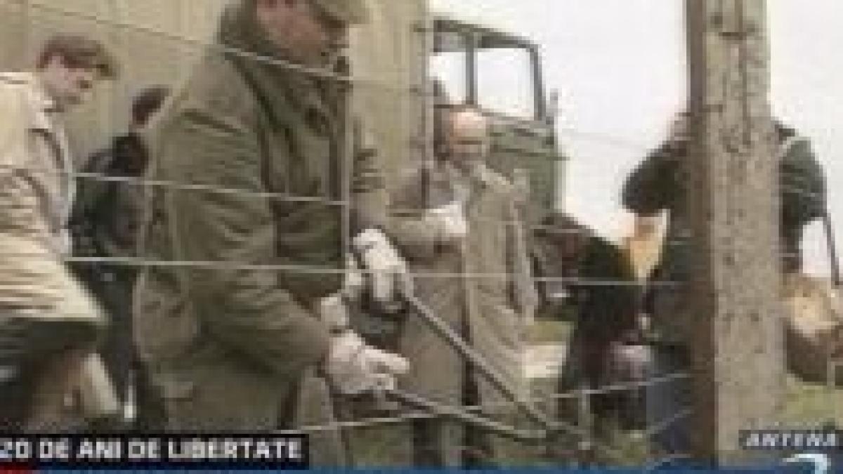 20 de ani de la demolarea gardului de sarma ghimpata dintre ungaria si austria video