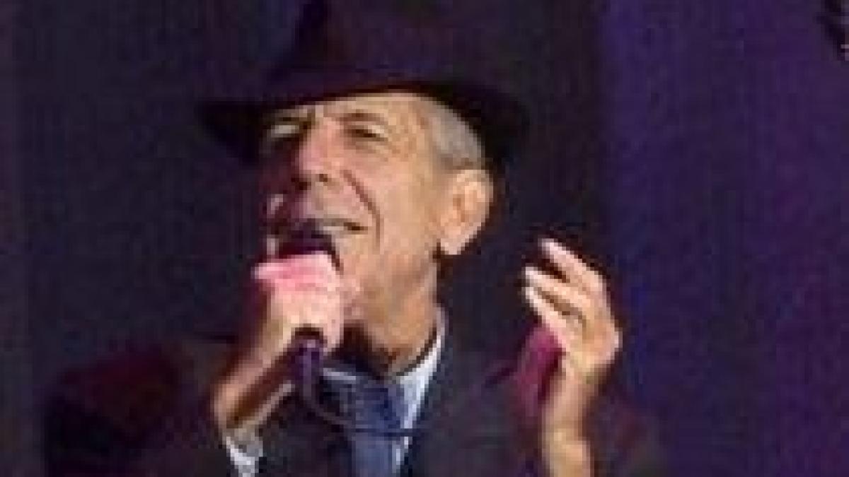 leonard cohen va concerta pe 4 septembrie la bucuresti