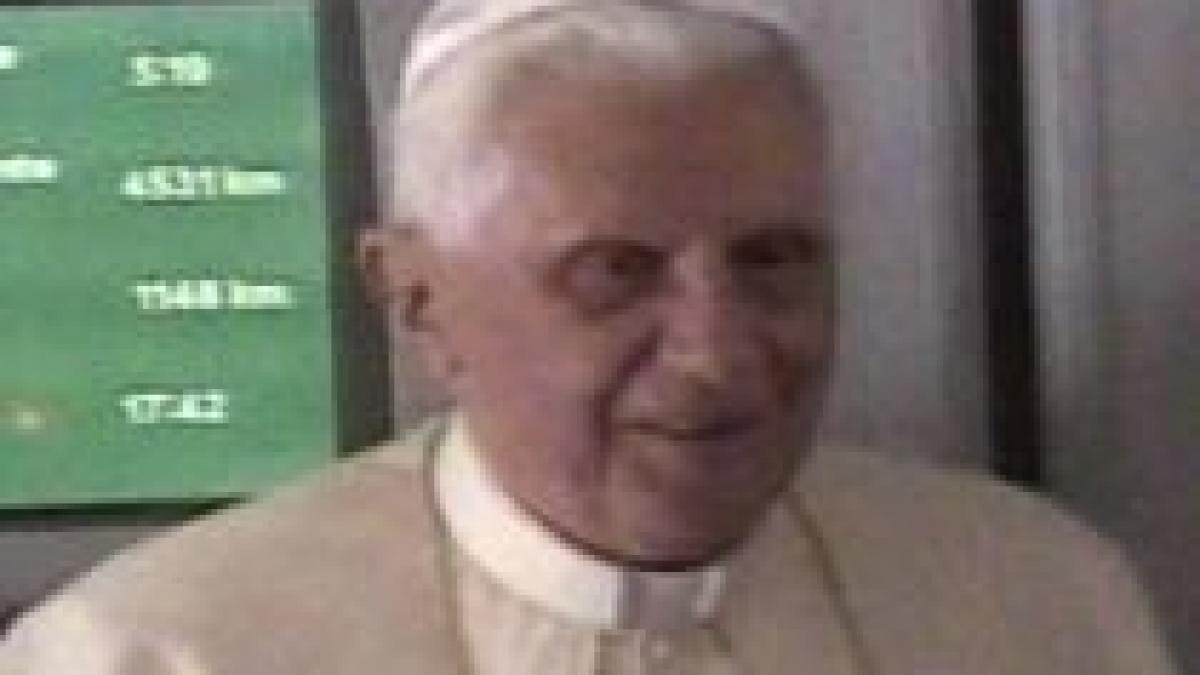 papa benedict prima calatorie in tara sfanta de la preluarea pontificatului
