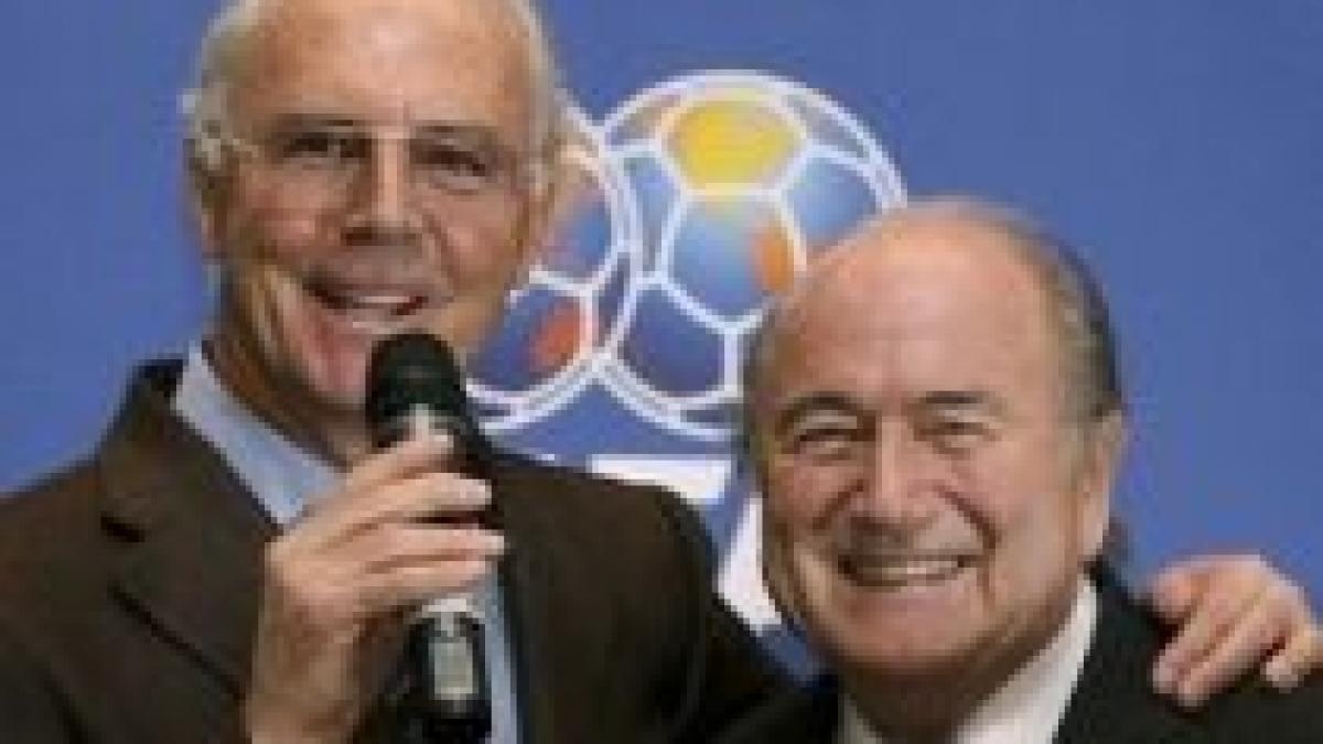 blatter si beckenbauer si au luat scutire de la centenarul frf