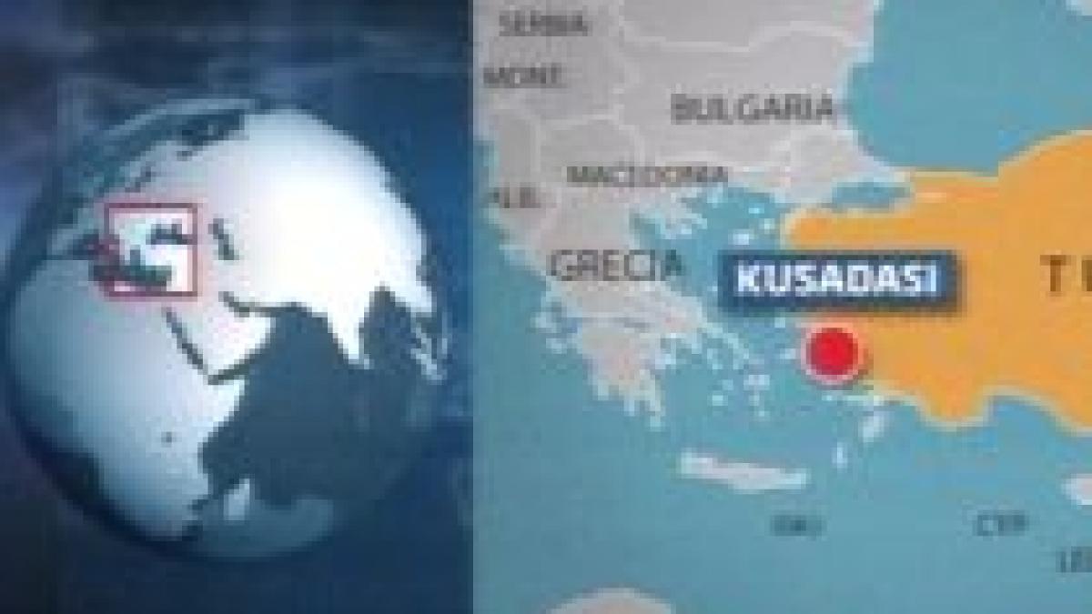 turcia mai multe persoane au fost luate ostatice la o banca din kusadasi