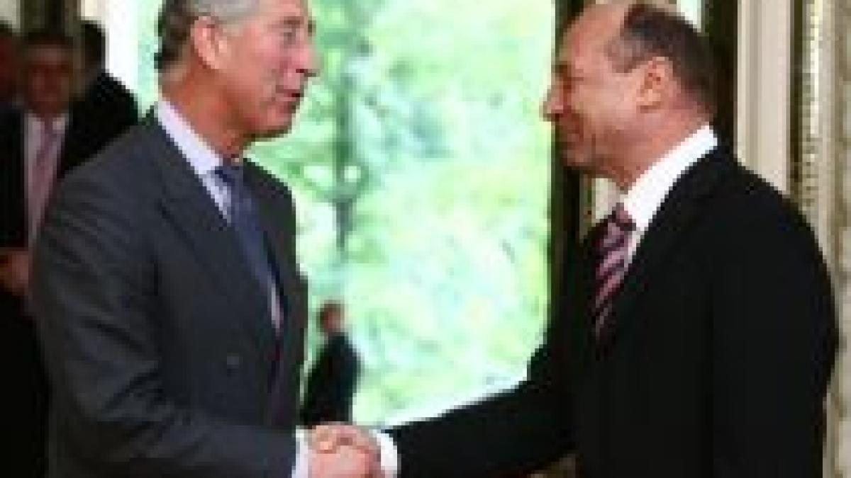 printul charles primit de presedintele basescu la cotroceni video