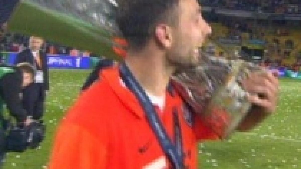 rat a prins aripi ma simt minunat ca am castigat cupa uefa maine as putea juca din nou