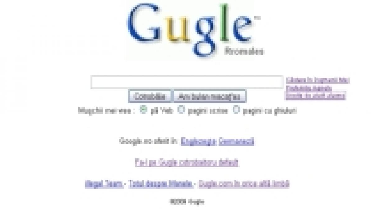 gugle versiunea autohtona a celebrului motor de cotrobait google foto