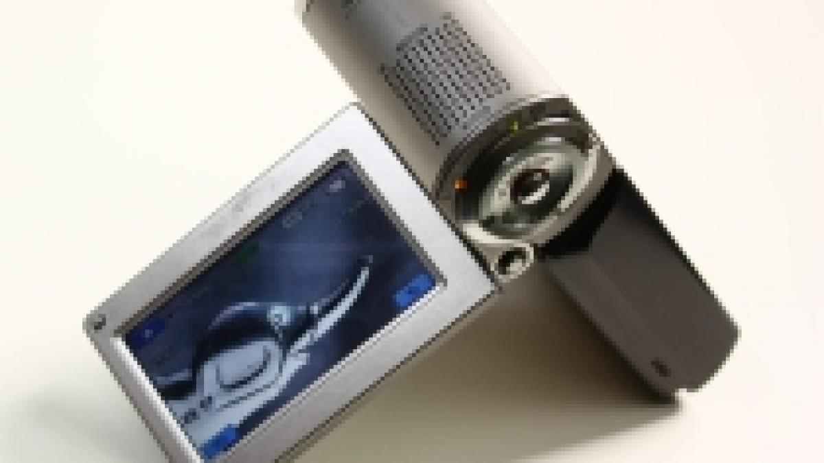 gadget test antena3 ro sony hdr tg3e camera video full hd care incape in buzunar foto