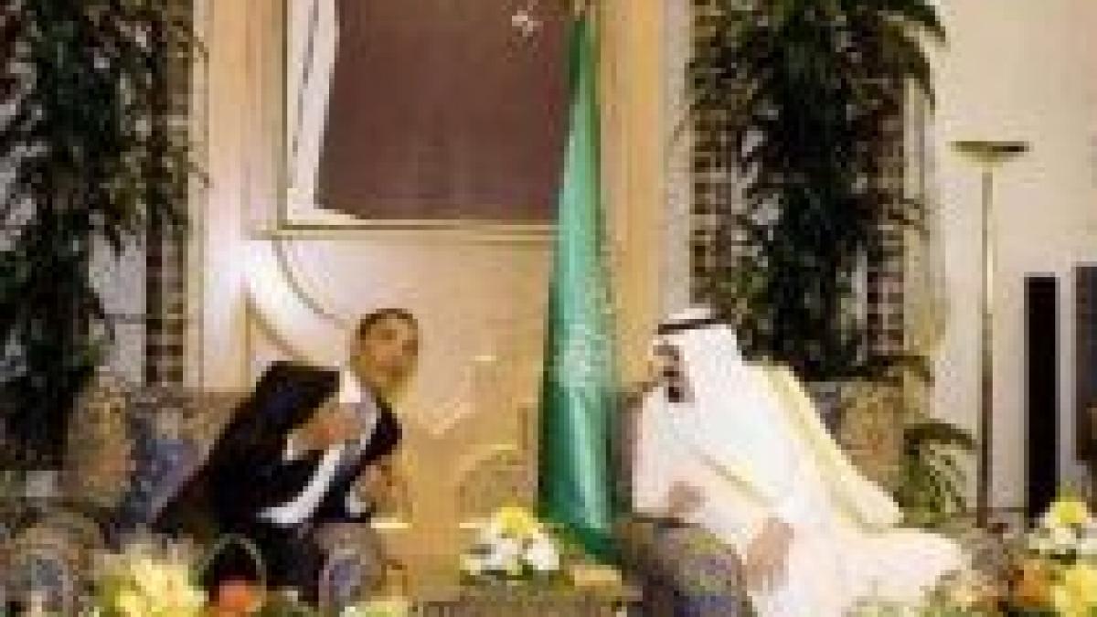 obama a mers in arabia saudita pentru a cere sfatul regelui