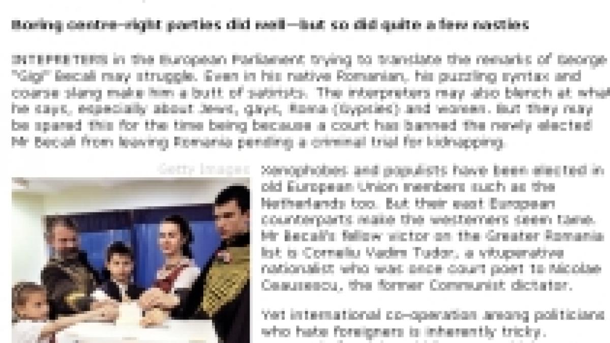 the economist translatorii din parlamentul european vor avea dificultati in a explica ce spune