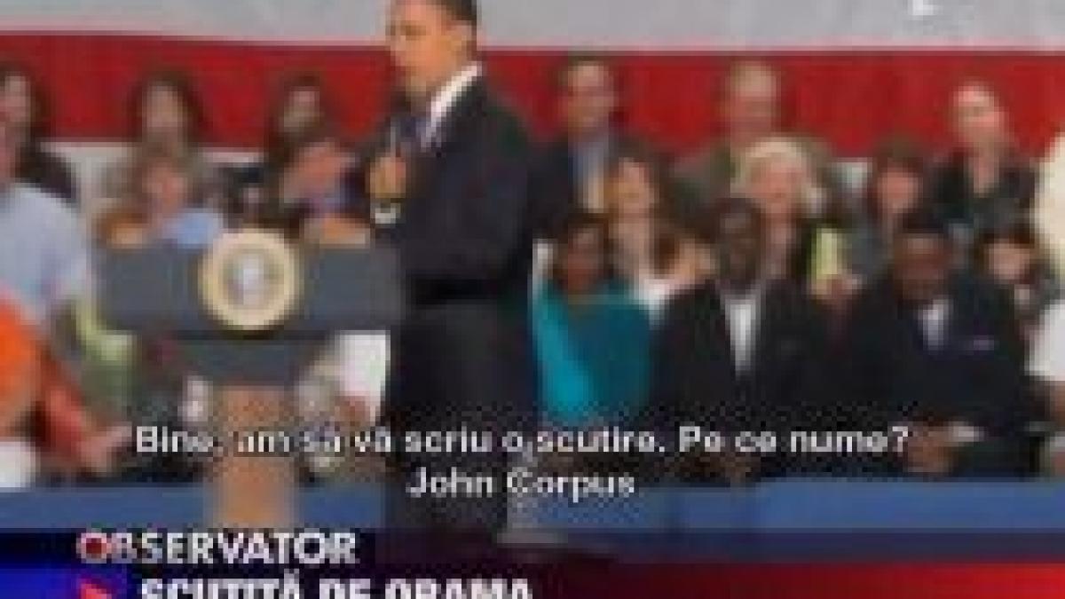 cea mai buna scutire a unui elev american barack obama video