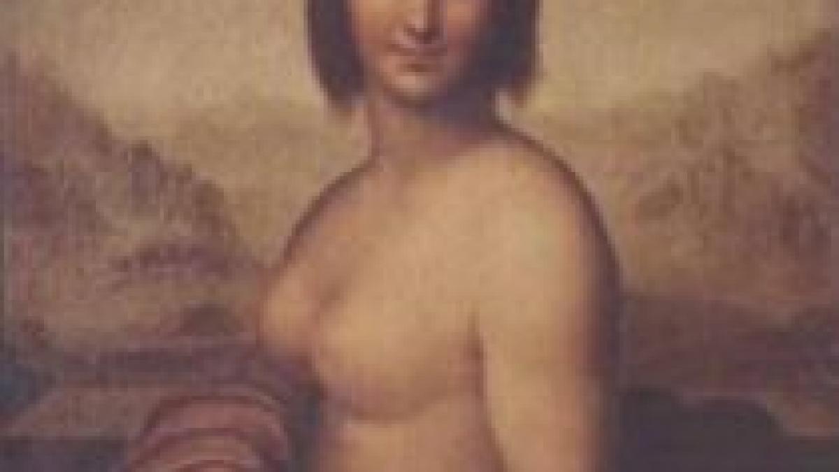 nud al mona lisei expus intr un un muzeu din italia