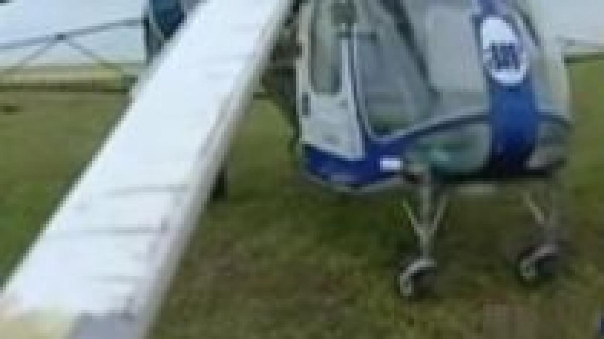 timis mecanicul unui elicopter decapitat de elicea aparatului de zbor video