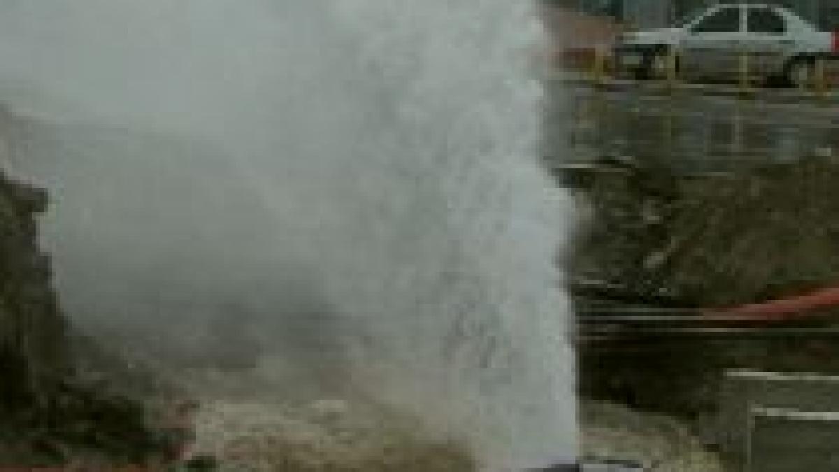 craiova conducta de apa s a spart din cauza unei lucrari prost efectuate de renel