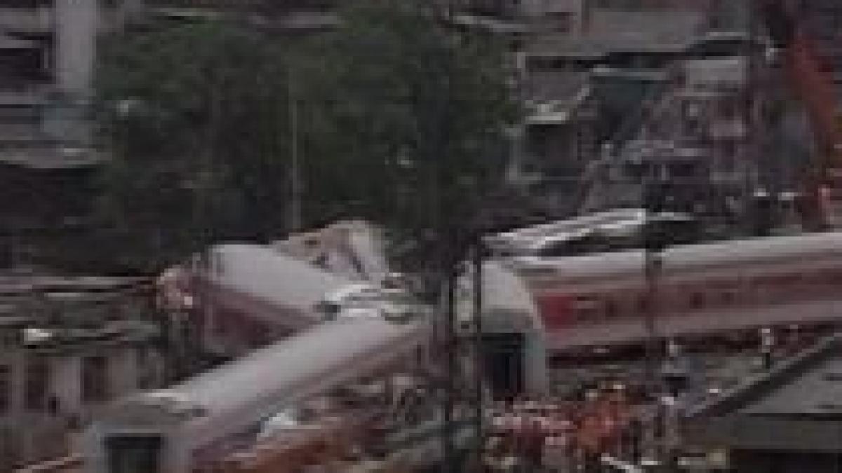 Accident feroviar în China. Cel puţin trei oameni au murit