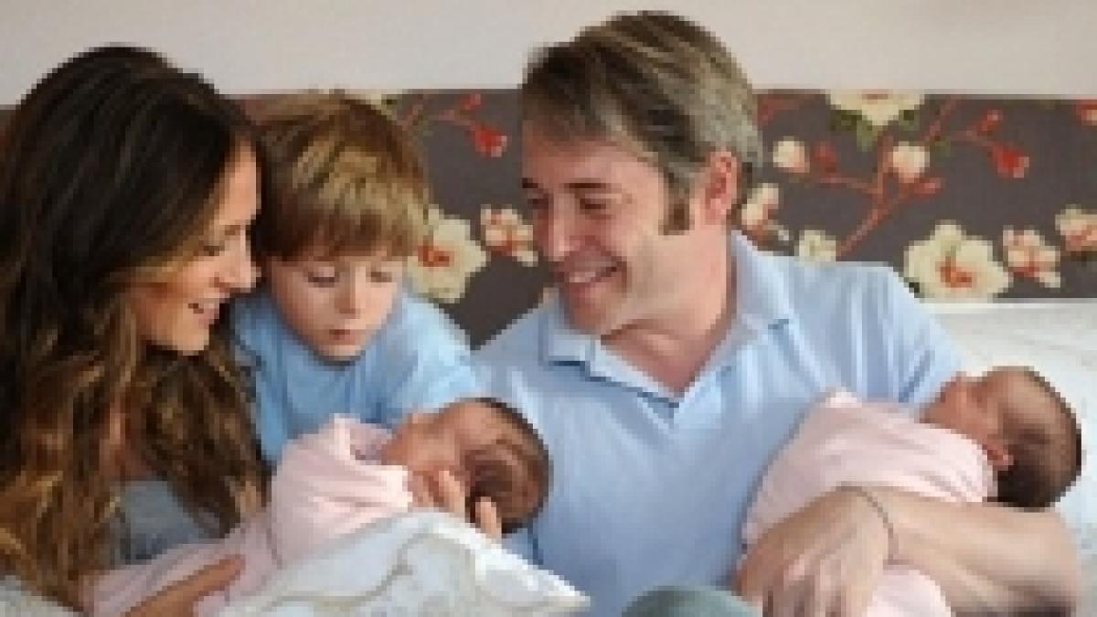 primele fotografii cu sarah jessica parker si bebelusii ei foto