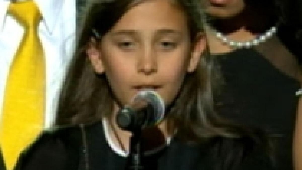 paris fiica lui michael jackson vreau sa cant pentru tatal meu