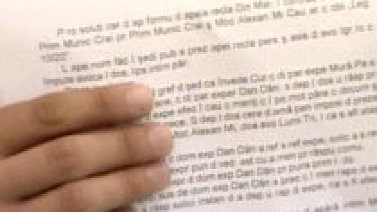 protest inedit un grefier a redactat o hotarare scriind doar jumatate din fiecare cuvant