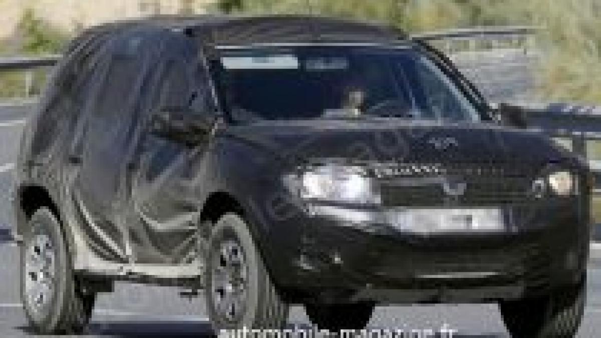 suv ul dacia s ar putea numi kanjara masina va putea transporta si sapte persoane video