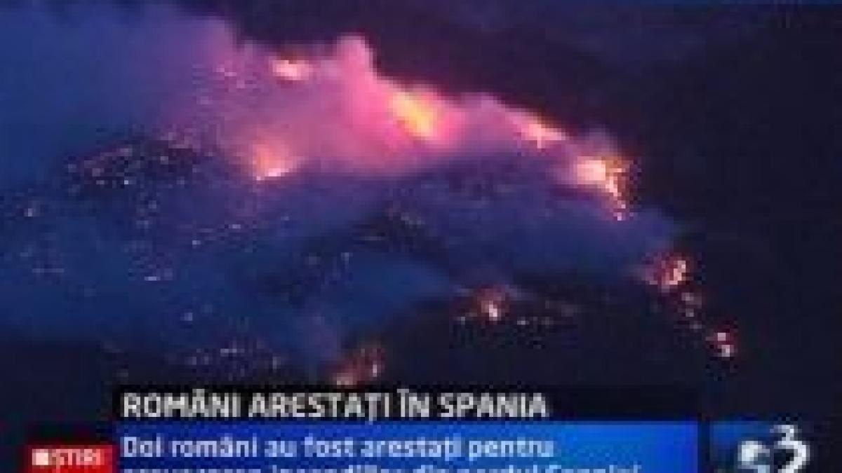 doi romani arestati in spania sunt banuiti ca au provocat incendiile din nordul tarii