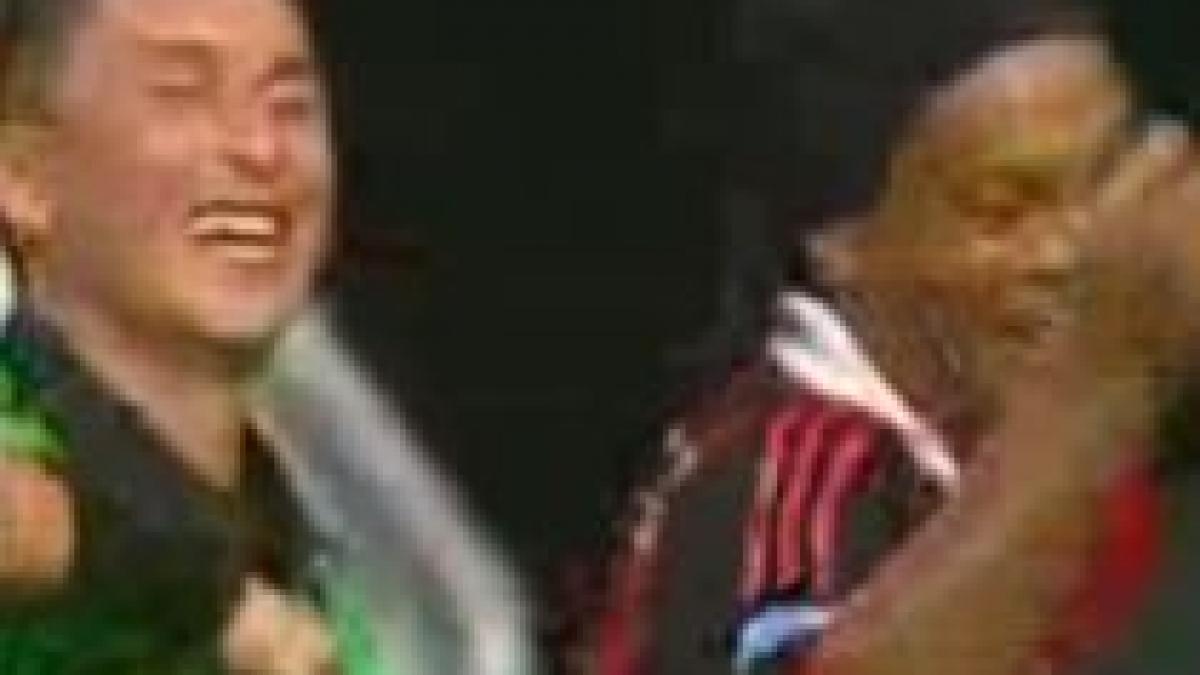 inter ac milan 2 0 milito castiga derby ul amical ronaldinho vede rosu din greseala video