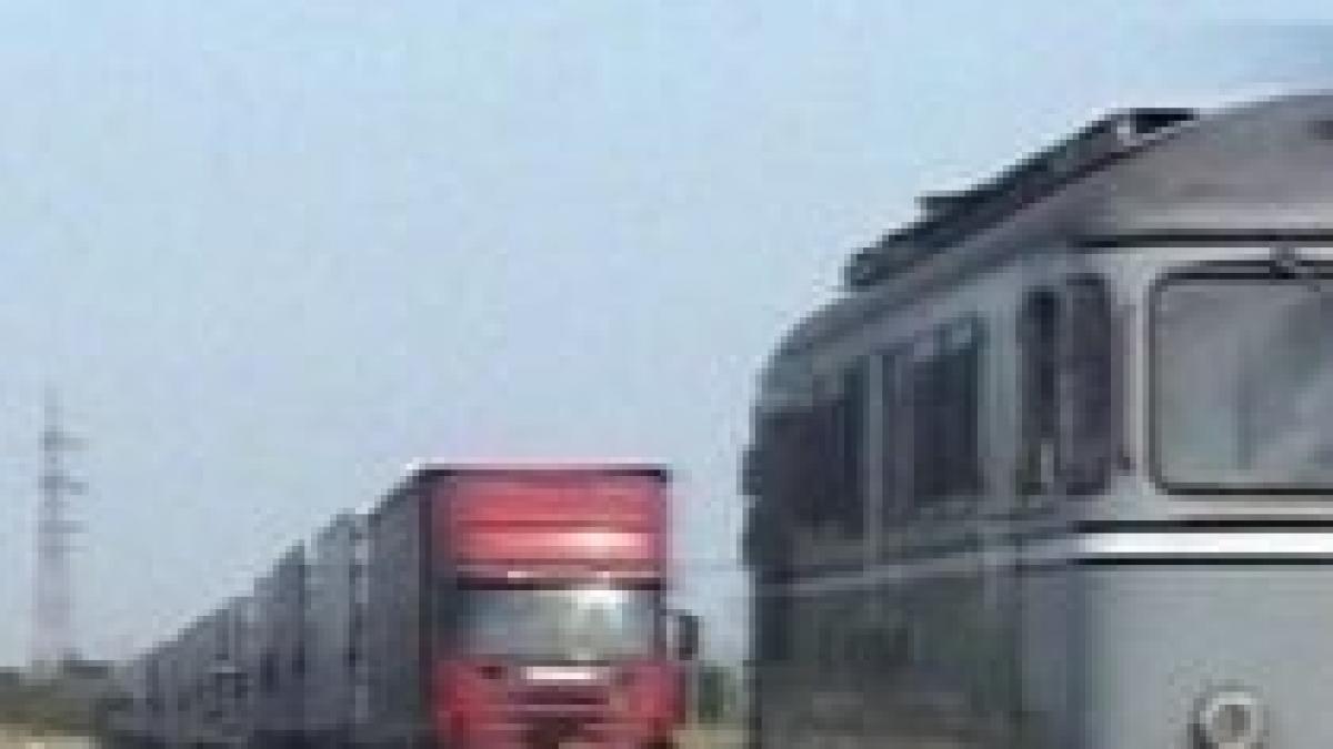 cfr marfa a testat miercuri transportul tirurilor pe calea ferata pentru decongestionarea