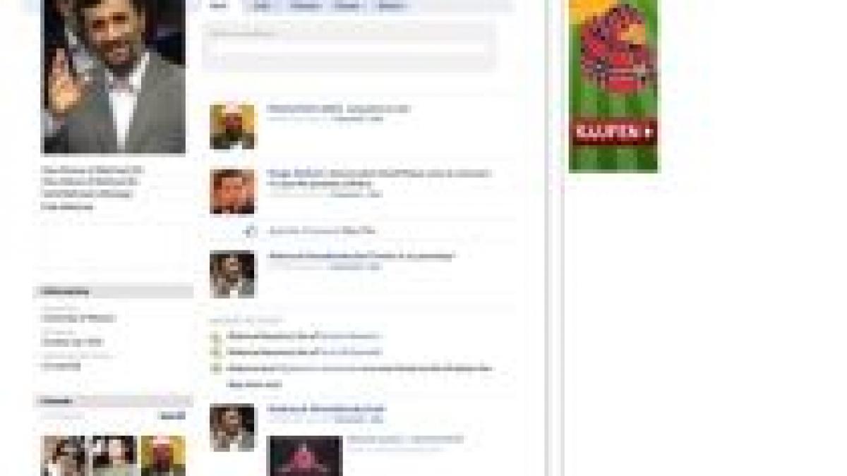facebook pentru lideri cum ar arata paginile lui obama ahmadinejad sau berlusconi foto