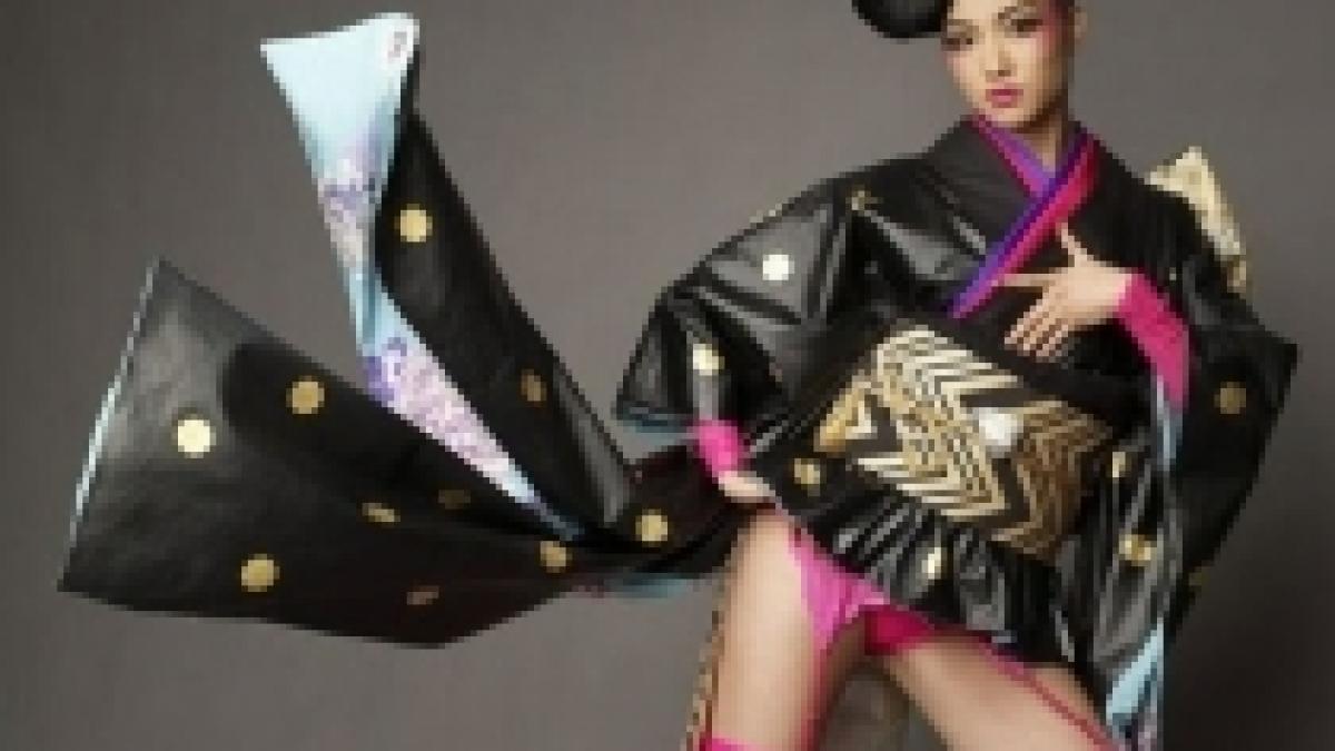 candidata japoniei la miss univers criticata pentru ca a purtat un chimono prea scurt foto