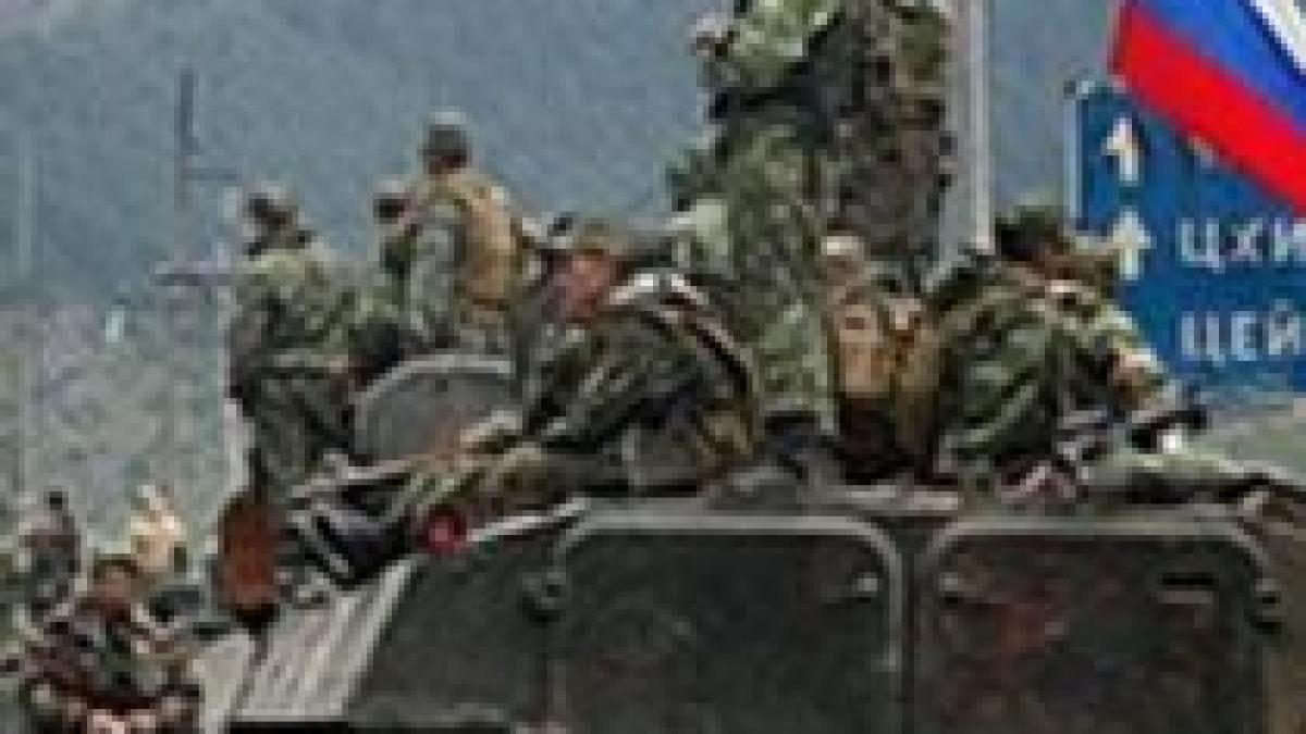 rusia ameninta cu folosirea fortei pentru apararea locuitorilor osetiei de sud