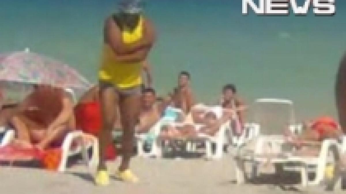 dansator de exceptie pe plaja din costinesti video
