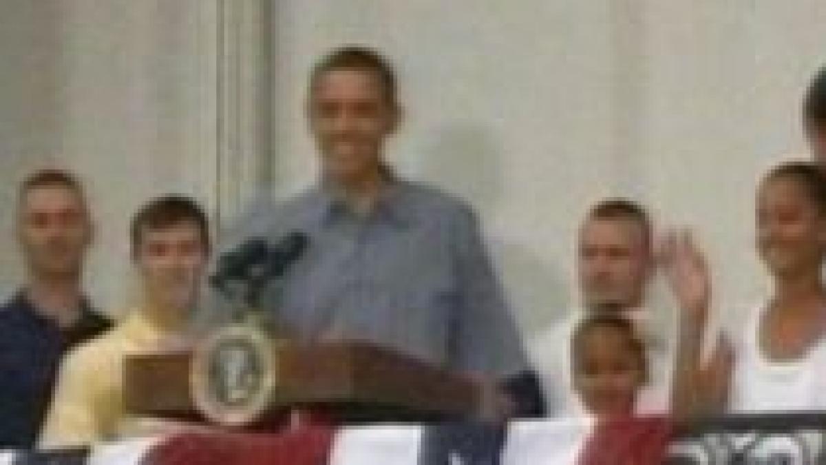 obama isi sarbatoreste ziua de nastere prin munca video