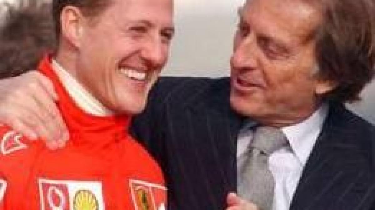 luca di montezemolo se gandea de mai mult timp la revenirea lui schumacher in formula 1