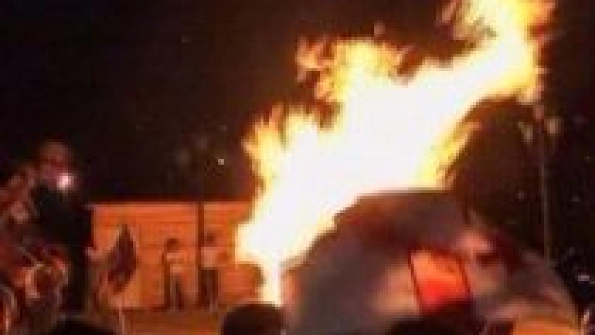 comemorare in georgia la un an de la razboiul cu rusia