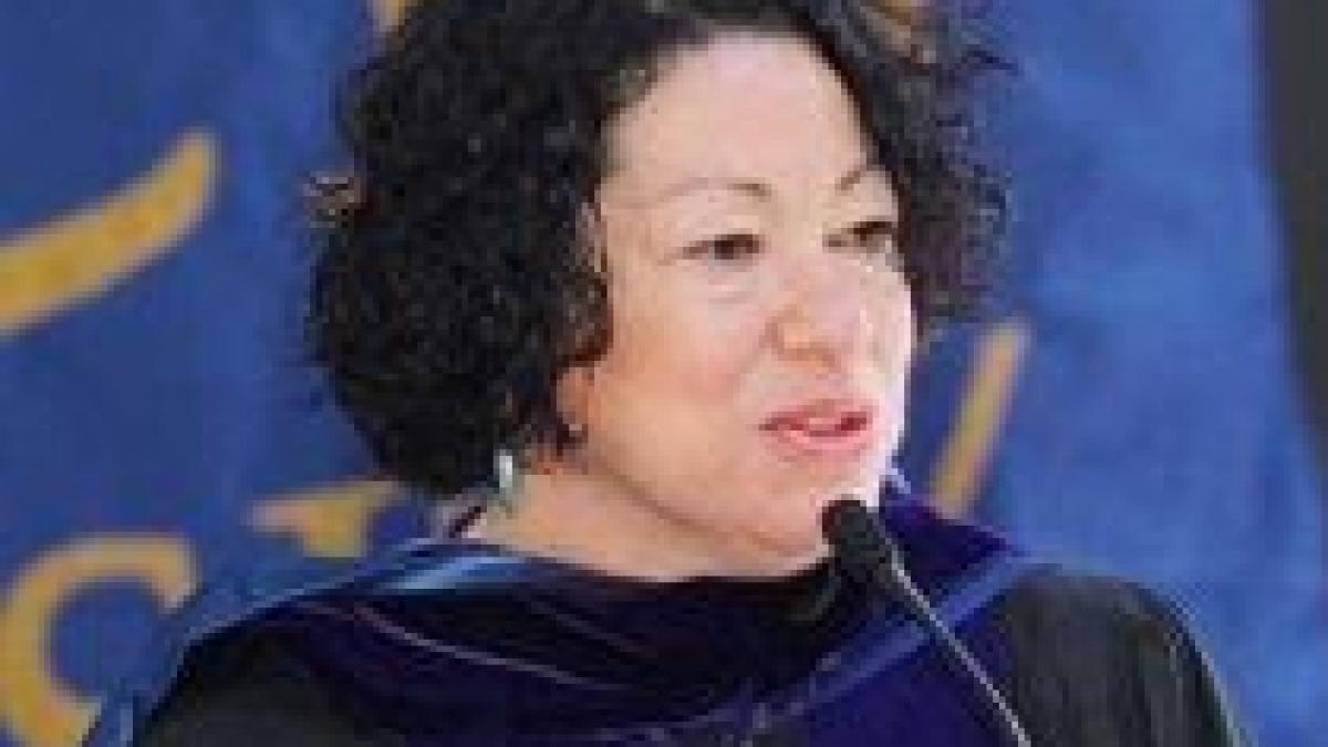 sua sonia sotomayor prima judecatoare a curtii supreme de origine hispanica