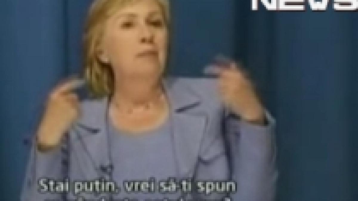 hillary clinton cedeaza nervos in congo video