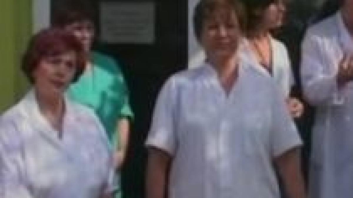 protest spontan la centrul de transfuzii din oradea video