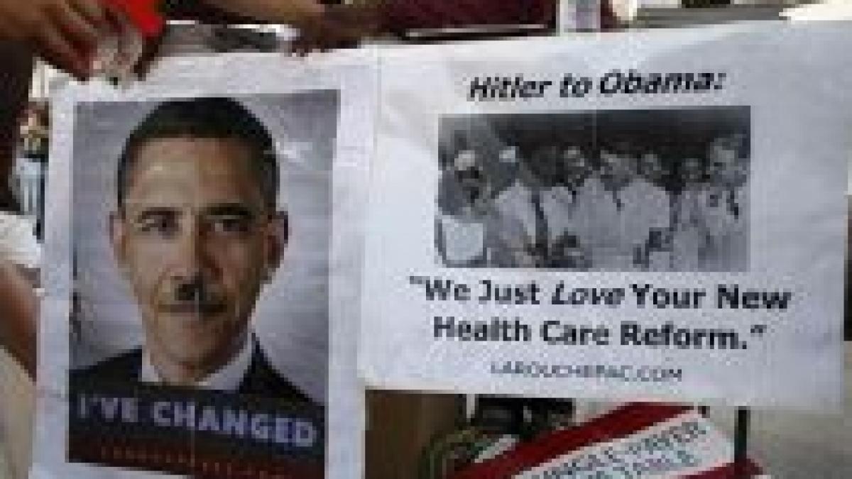 obama comparat cu nazistii si amenintat cu arma din cauza reformei in sistemul sanitar
