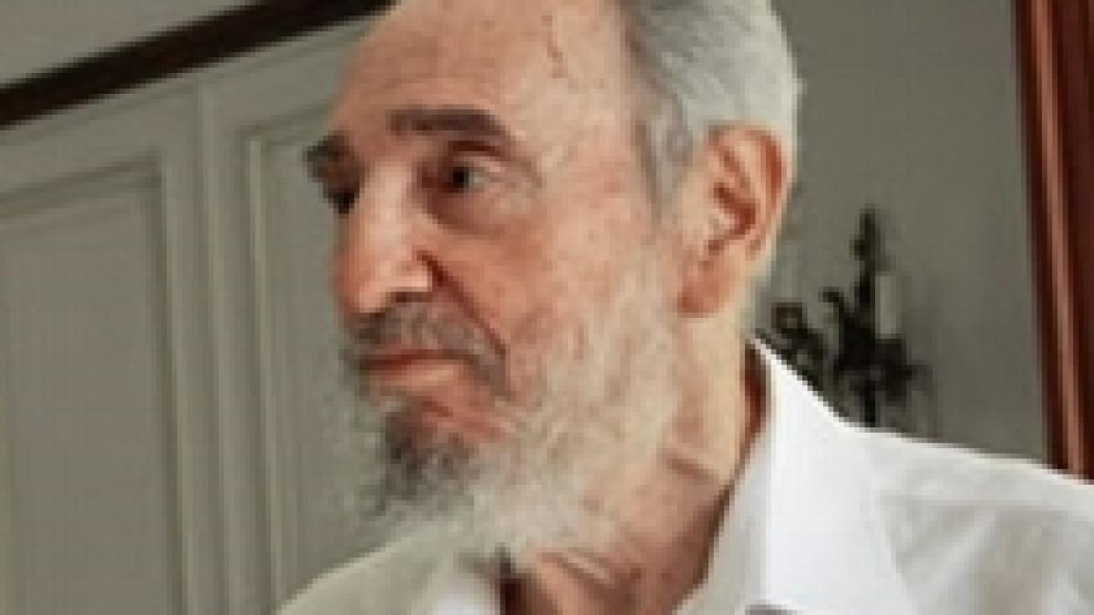fidel castro prima aparitie publica din ultimii trei ani foto