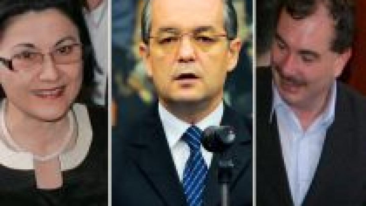 boc i a convocat la guvern pe andronescu si miclea pentru discutii legate de legile educatiei