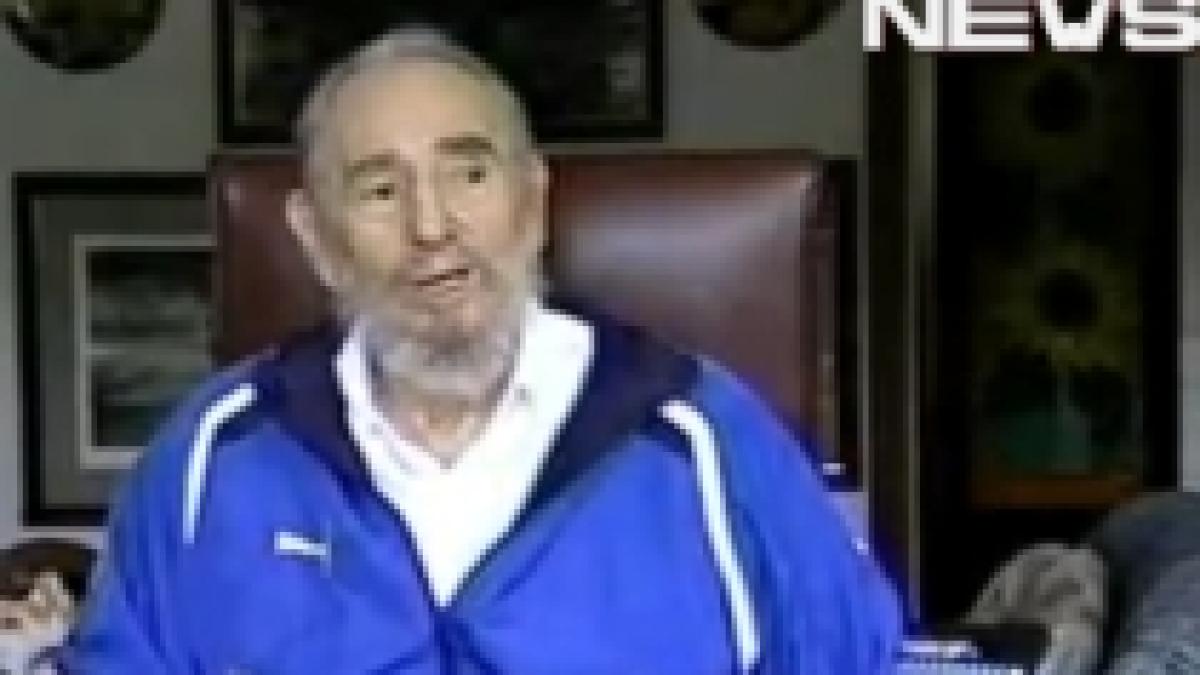 noi imagini cu fidel castro in timpul intalnirii cu un grup de studenti video