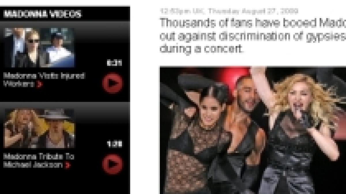 presa internationala madonna huiduita la bucuresti din cauza discursului despre tigani si