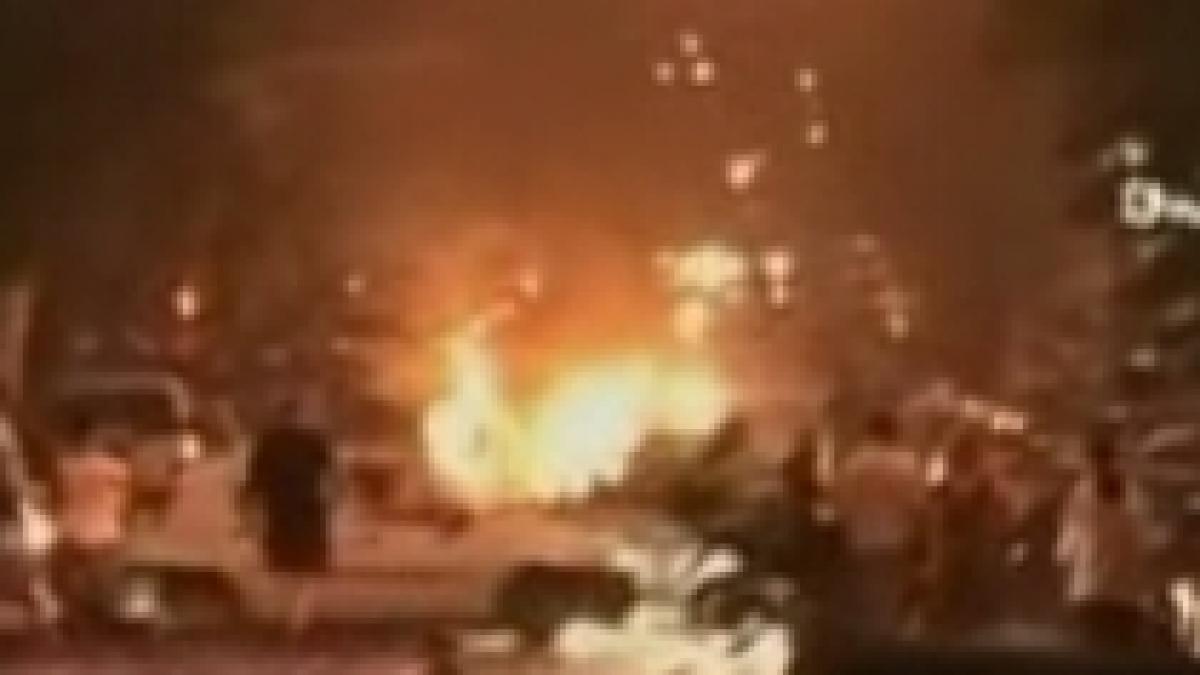 atentat cu bomba in apropierea bursei din atena