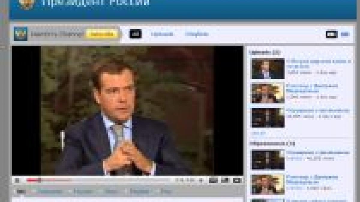 presedintele rusiei si a facut canal pe youtube