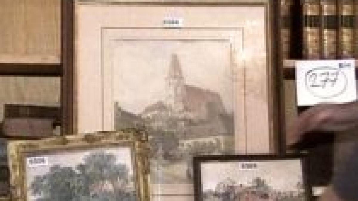 trei picturi semnate adolf hitler vandute la licitatie cu 40 000 euro video