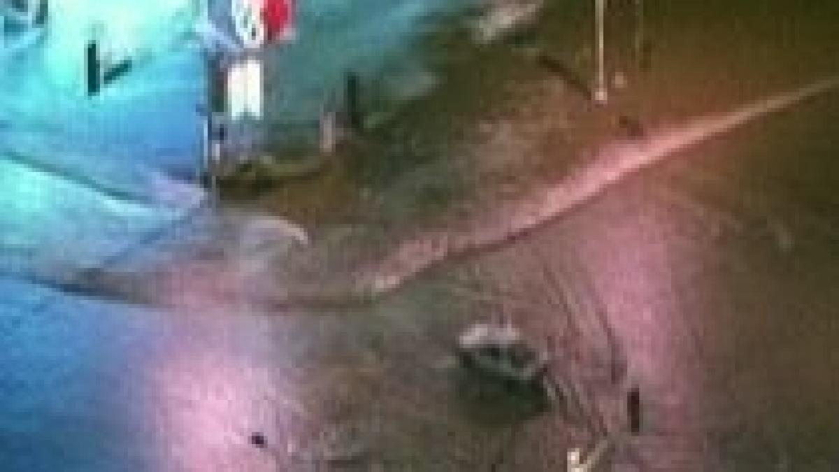 strazi inundate in los angeles dupa ce o conducta de apa s a spart video